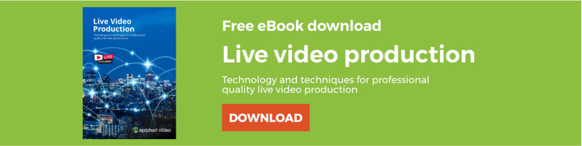 Free eBook download - live video production