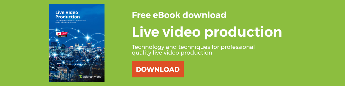 Free eBook - live video production