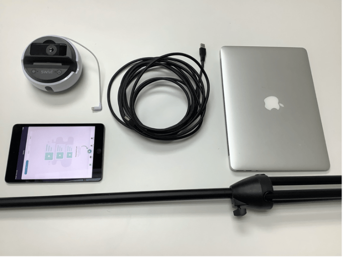 Equipment required - Swivl robot, iOS lightning cable, iOS or android cable and more