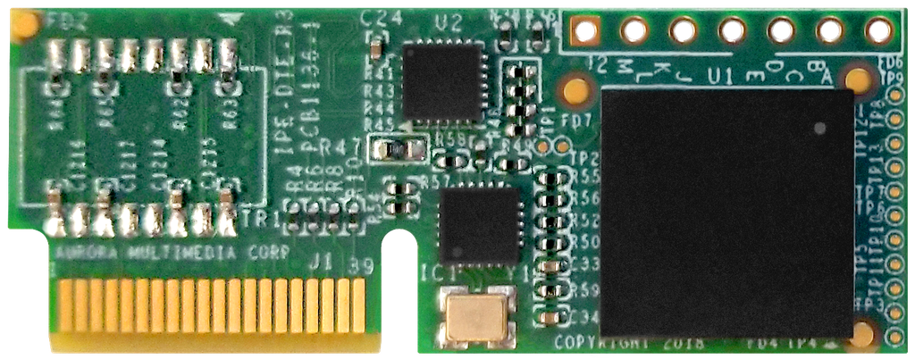 Aurora VLX, IPX-TC3 & HT Series 2 Channel Dante™ Option Card