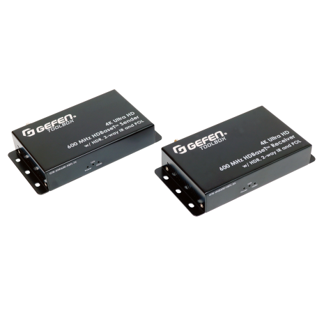 Gefen 4K Ultra HD 600 MHz HDBaseT Extender w/ HDR, 2-way IR, and POL