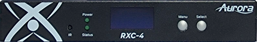 [RXC-4-G2] Aurora ReAX control processor with maximum serial, relay, I/O, IR, and Ethernet control ports