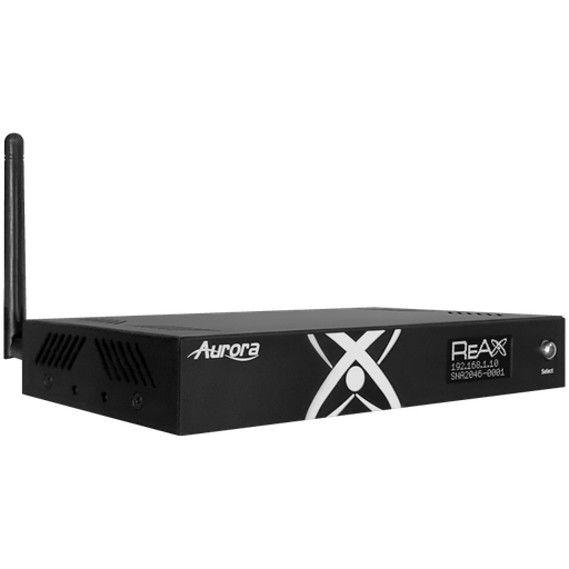 [RXM-1] Aurora ReAX control processor with Ethernet & WiFi, and HDMI out for BYO touch monitor or digital signage and media playback