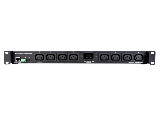 [PowerPDU 8QS] NETIO PowerPDU 8QS: LAN PDU, 8 outputs (8x IEC-320 C13) (2 channels metered)