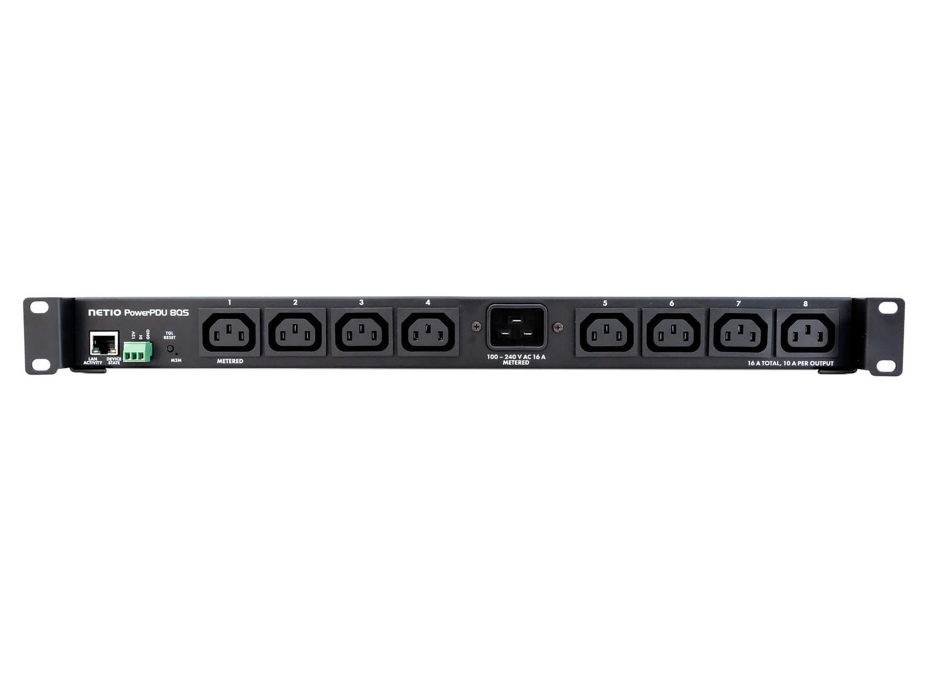 Netio PowerPDU 8QS rear view