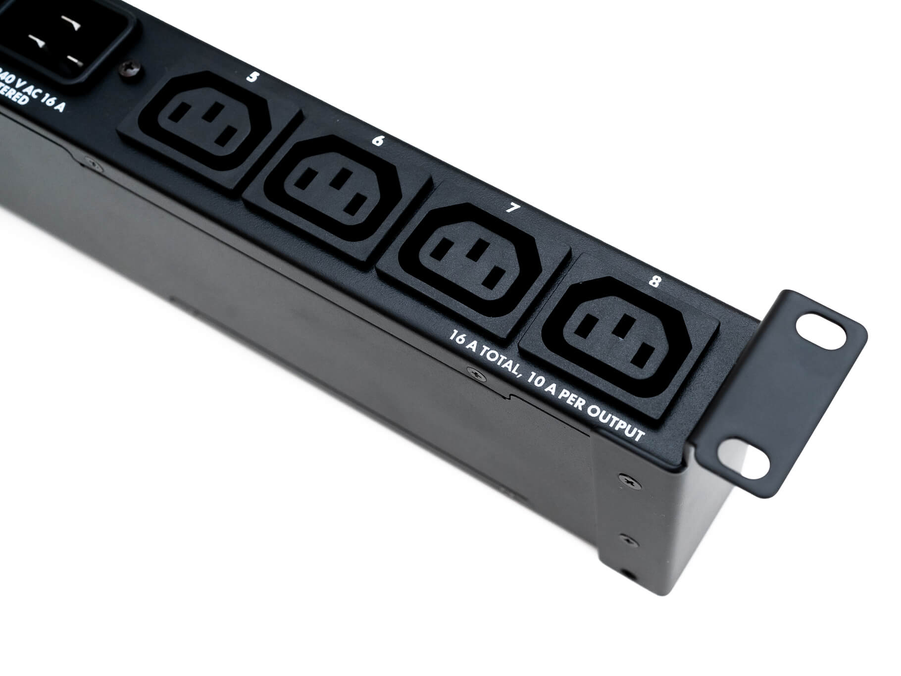 Close up of the Netio PowerPDU 8QS