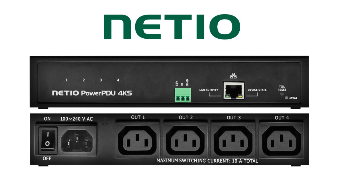 Netio 4KS Smart Distribution Power Unit