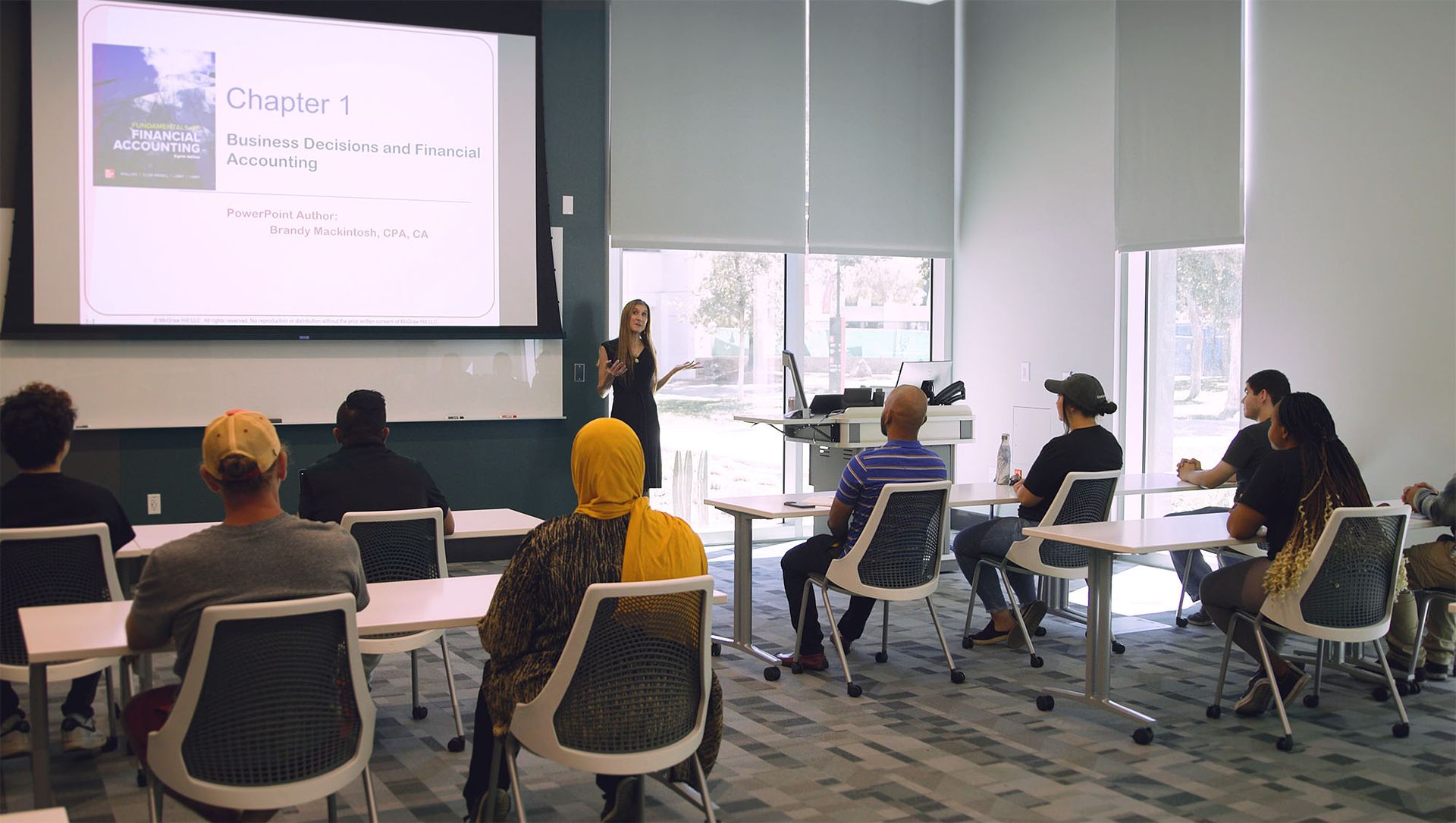 Small classroom at UNLV