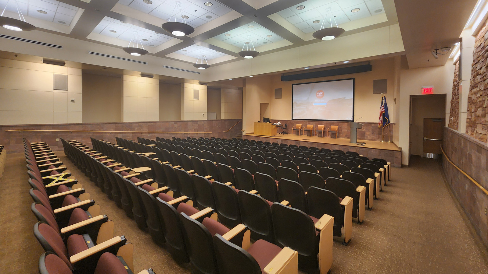 Presentation space at UNLV