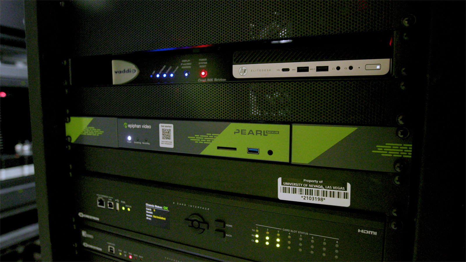 Pearl Nexus Rackmount at UNLV