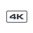 4K icon 4K icon