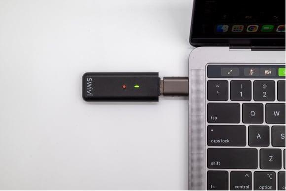 Connect Swivl link to the computer