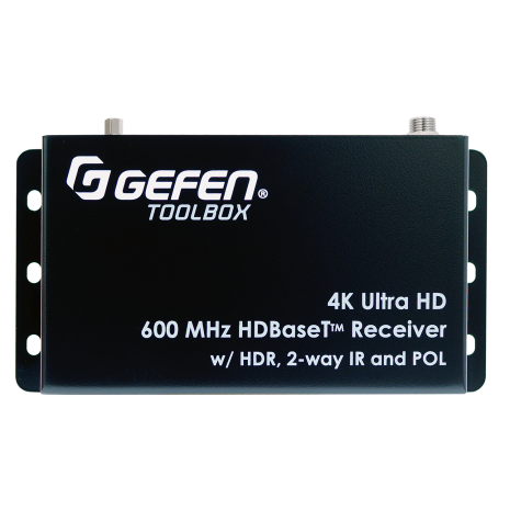 4K Ultra HD 600 MHz HDBaseT Extender w/ HDR, 2-way IR, and POL