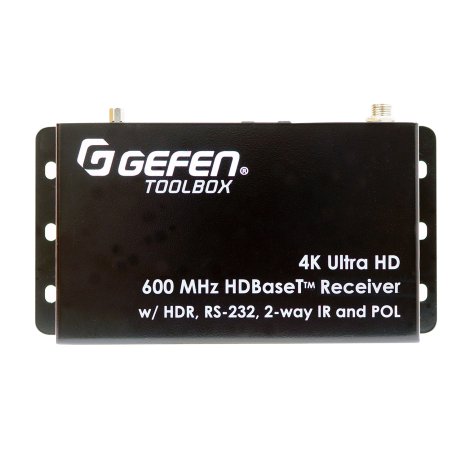 4K Ultra HD 600 MHz HDBaseT Extender w/ HDR, RS-232, 2-way IR, and POL