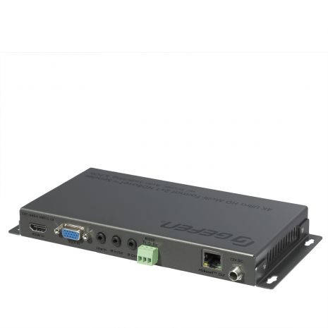 4K Ultra HD Multi-Format 2x1 HDBaseT Sender w/ Scaler, Auto-Switching, and POH
