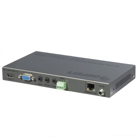 4K Ultra HD Multi-Format 2x1 HDBaseT Sender w/ Scaler, Auto-Switching, and POH