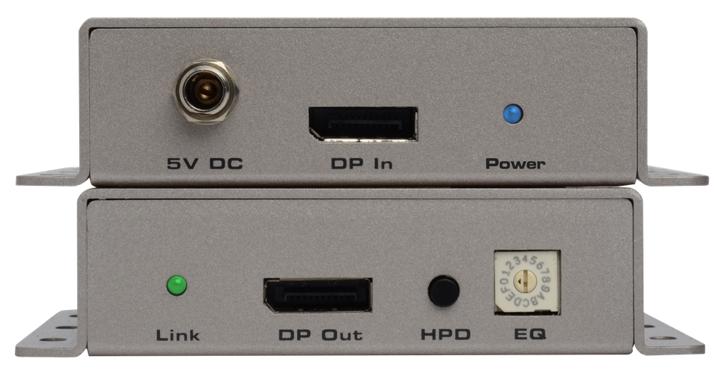 DisplayPort Extender over two CAT-7 Cables
