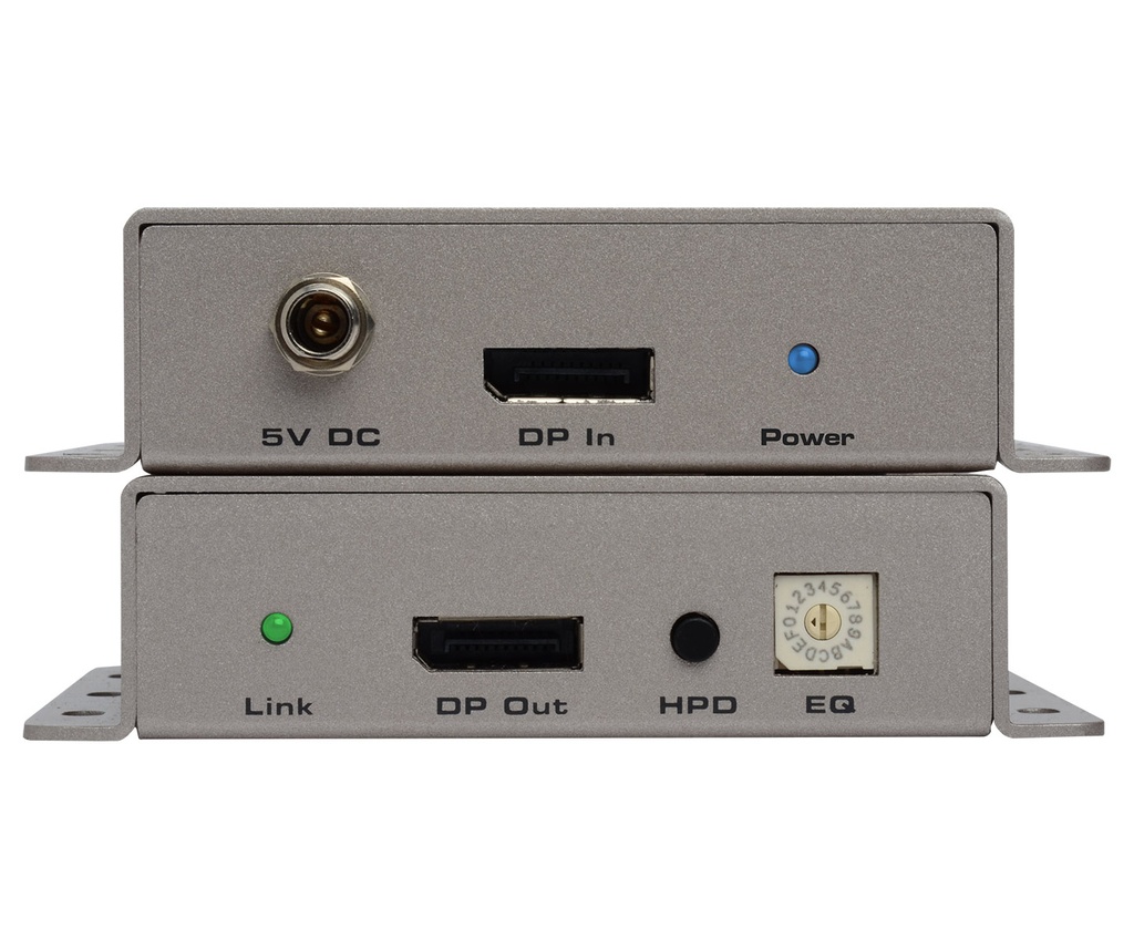 DisplayPort Extender over two CAT-7 Cables