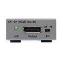 4K 600 MHz DisplayPort Extender over one SC-terminated fiber optic cable