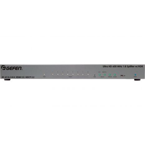 4K Ultra HD 600 MHz 1:8 Splitter w/ HDR