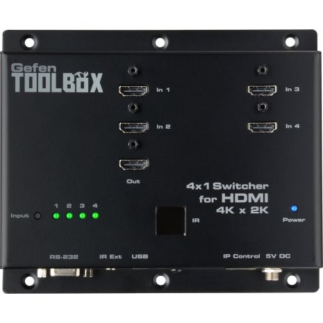 Switch 4 Ultra Hi-Def sources to one Ultra HD display with 3DTV and 4K X 2K Ultra Hi-Def support