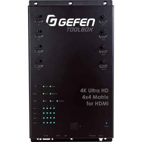 Route 4 Ultra Hi-Def sources to 4 Ultra HD dsiplays with FST, 3DTV and 4K X 2K Ultra Hi-Def support