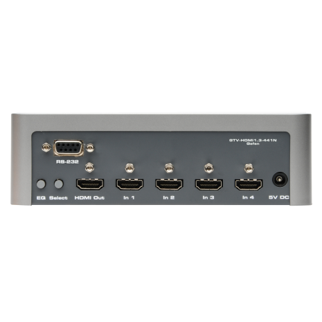 4x1 Switcher for HDMI with RS232