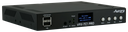 Aurora Next-gen 4K60 4:4:4 1Gbps AV-over-IP transceiver box utilizing Aurora’s Mimix™ CODEC technology (copper+SFP slot)