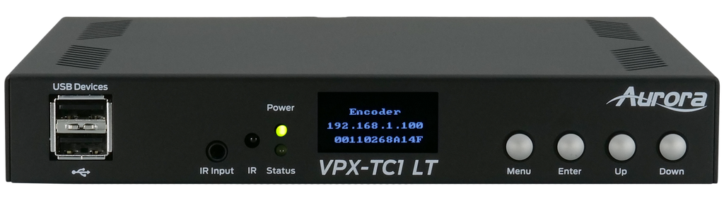 Next-gen 4K30 4:4:4 1Gbps AV-over-IP transceiver box utilizing Aurora’s Mimix™ CODEC technology (copper+SFP slot)