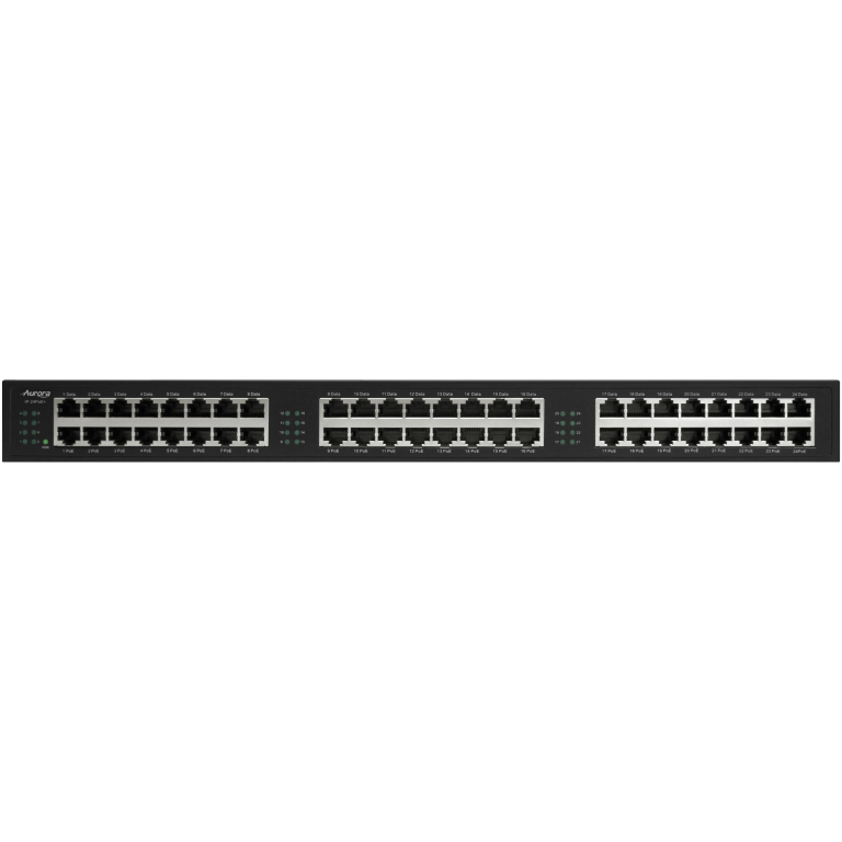 Aurora 24 Port 1G/10G PoE+/PoH+ injector 1RU