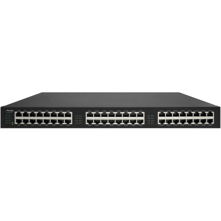 Aurora 24 Port 1G/10G PoE+/PoH+ injector 1RU
