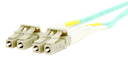 Aurora OM3 Fiber 50/125 Multi-mode LC Patch Cable 1M