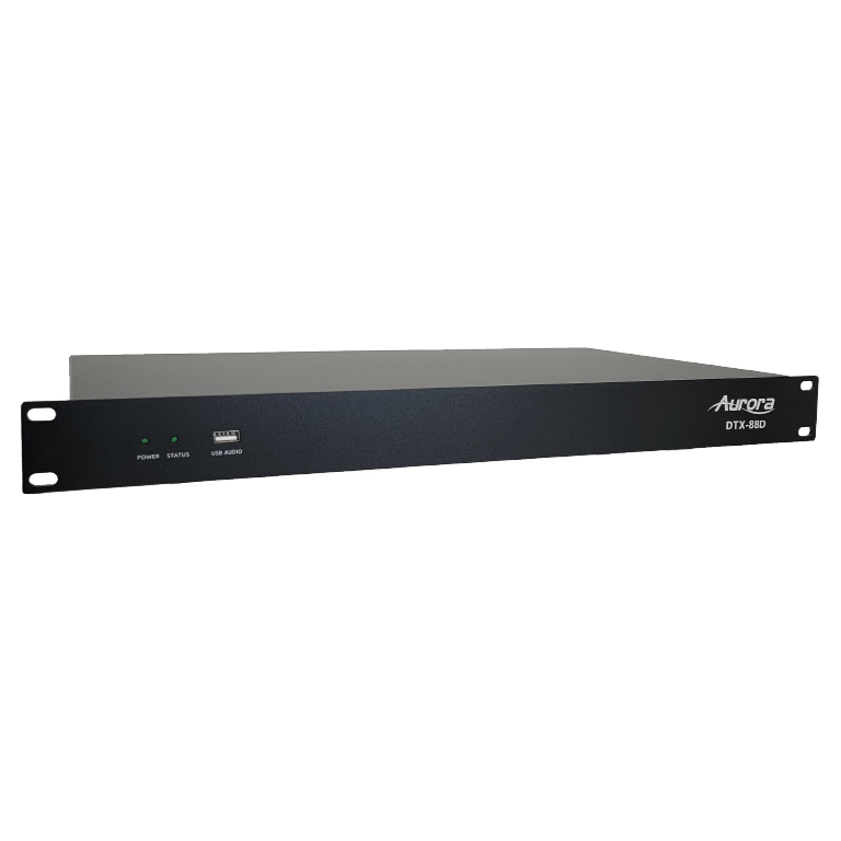 Aurora 8x8 Dante DSP with 8x8 analog in and out