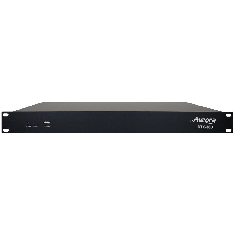 Aurora 8x8 Dante DSP with 8x8 analog in and out
