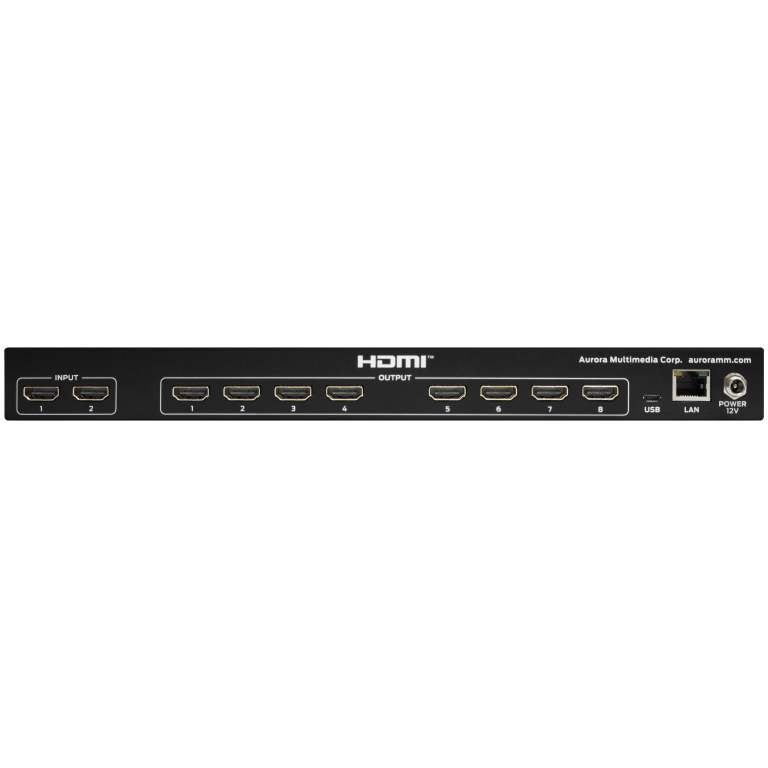Aurora 2-to-8 HDMI® 4k Advanced Splitter