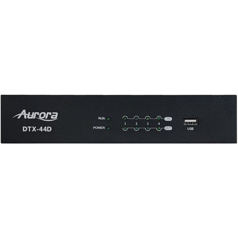 Aurora 4x4 Dante DSP with 4x4 analog in and out