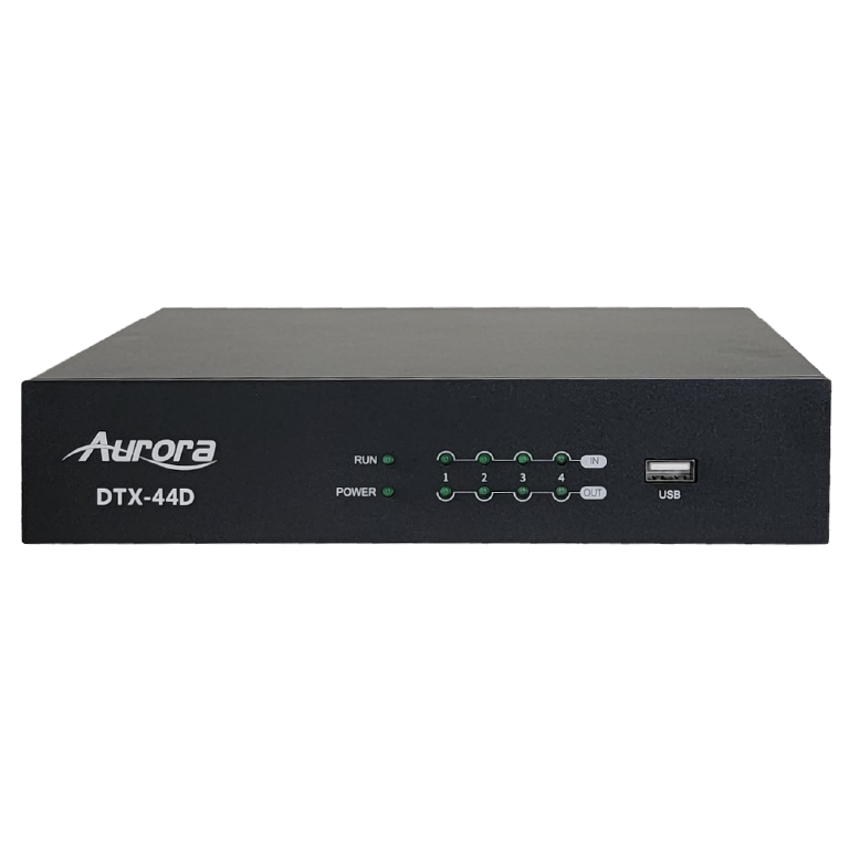 Aurora 4x4 Dante DSP with 4x4 analog in and out