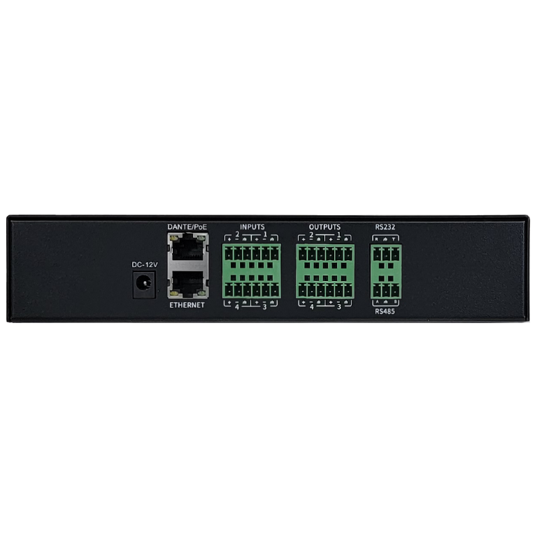 Aurora 4x4 Dante DSP with 4x4 analog in and out
