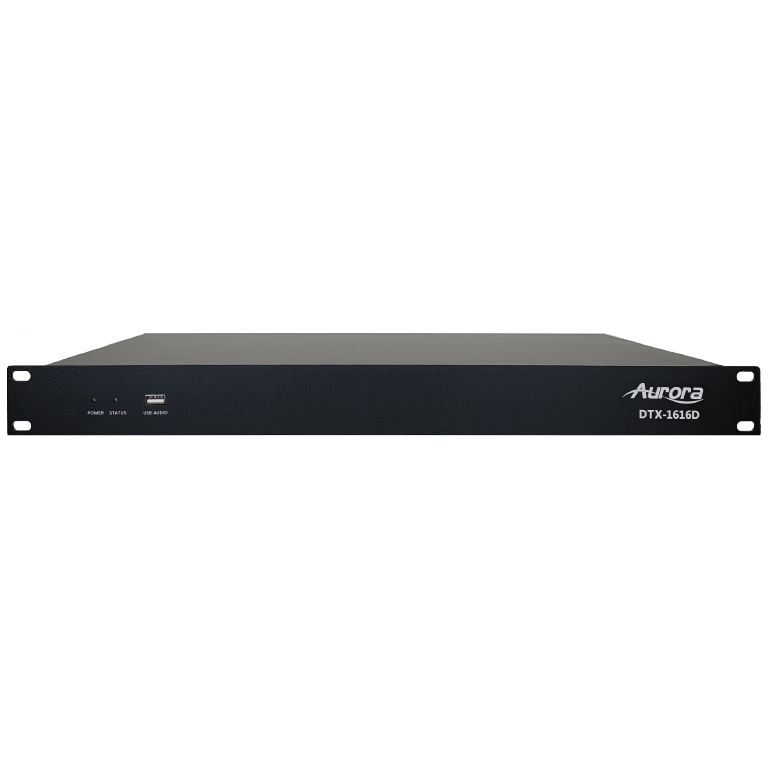 Aurora 16x16 Dante DSP with 16x16 analog in and out