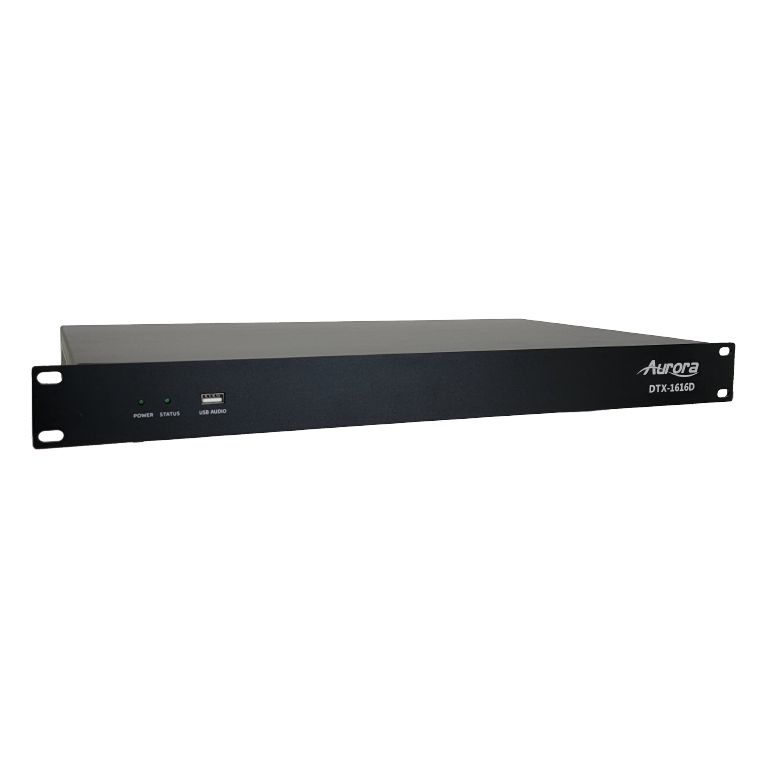 Aurora 16x16 Dante DSP with 16x16 analog in and out