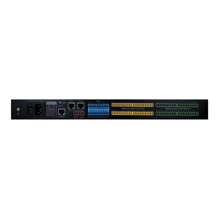 Aurora 16x16 Dante DSP with 16x16 analog in and out
