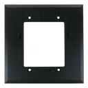 Aurora 4” 1:1 aspect ratio wall mount ReAX touch panel control system with serial, relays, I/O, IR, and Ethernet control ports (black)
