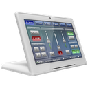 Aurora 8” desktop ReAX touch panel control system with Ethernet and WiFi