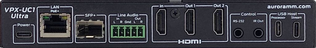 Aurora 4K60 1G Unified Communication AVoIP Transceiver