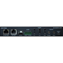 Aurora 3rd gen. 4K 10Gbps SDVoE AV-over-IP transceiver box with 2 HDMI® in, 1 HDMI® out and advanced scaling (ASIC model, copper+fiber version)