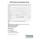 8-button 1-gang backlit button control pad with serial, IR, and Ethernet control ports