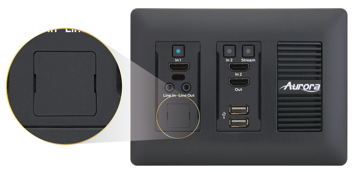 Aurora Blank cover for LAN port