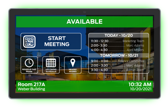 Aurora 10” wall mount ReAX touch panel control system with serial, I/O, relay, IR, and Ethernet control ports (black)