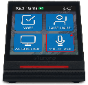Aurora ReAX™ 4” Desktop Touch Screen/Controller with Beamforming Dante Microphone (Black)