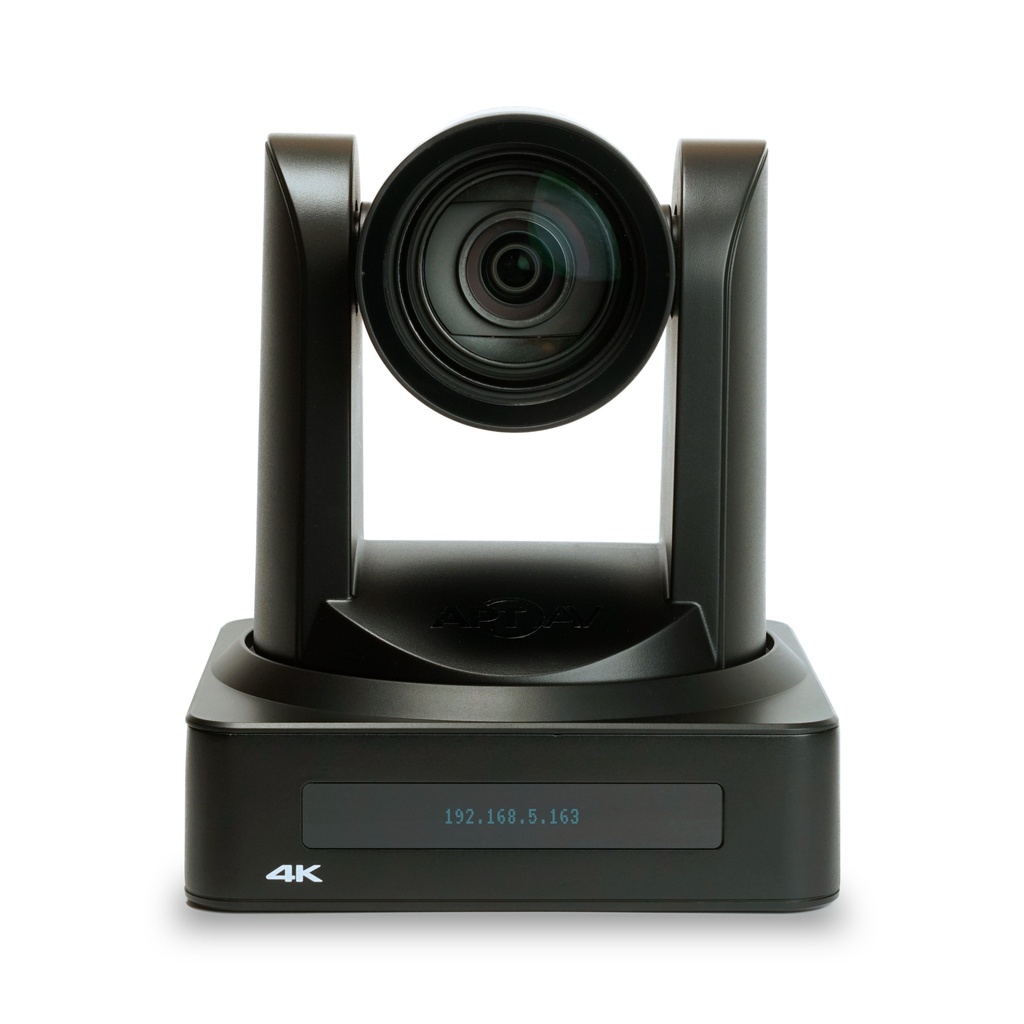 [UHD510K-12-SHU3-BLK] APT AV UHD510K Ultra HD 4K PTZ Camera (​Black, 12X, Non NDI)